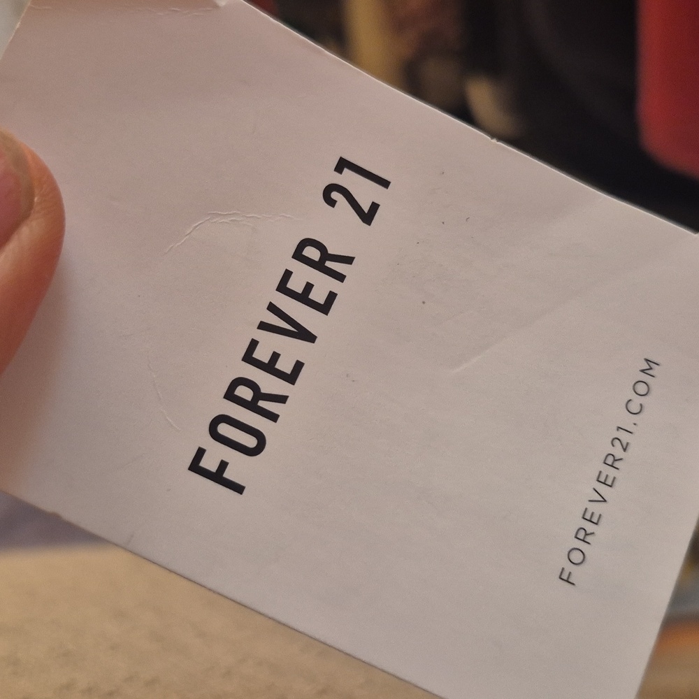 Forever 21 Beige Sweater with Pink Details - Picture 2 of 5